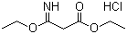 Struktur image of Ethyl 3-ethoxy-3-iminopropionate hydrochloride