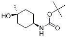 Struktur image of tert-Butyl N-[trans-4-hydroxy-4-methylcyclohexyl]carbamate