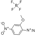 Struktur image of 2-Methoxy-4-nitrobenzenediazonium tetrafluoroborate