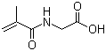 Struktur image of N-Methacryloylglycine