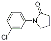 Struktur image of 1-(3-Chlorophenyl)pyrrolidin-2-one