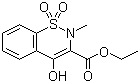 Struktur image of 4-Hydroxy-2-methyl-2H-1,2-benzothiazine-3-carboxylic acid ethyl ester 1,1-dioxide