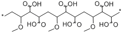 Struktur image of Poly(methylether/maleic acid)copolymer