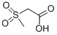 Struktur image of Methanesulfonylacetic acid