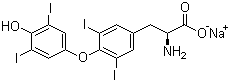 Struktur image of Levothyroxine sodium