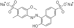 Struktur image of Allura Red