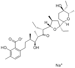 Struktur image of Lasalocid sodium salt