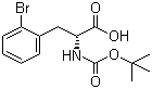 Struktur image of Boc-D-2-Bromophenylalanine