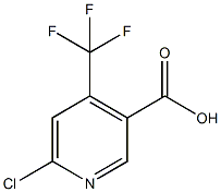 Struktur image of 6-Chloro-4-(trifluoromethyl)nicotinic acid
