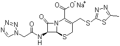 Struktur image of Cefazolin sodium