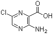 Struktur image of 3-amino-6-chloropyrazine-2-carboxylic acid