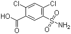 Struktur image of 2,4-Dichloro-5-sulfamoylbenzoic acid