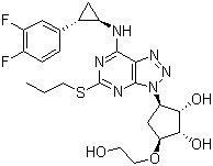 Struktur image of Ticagrelor