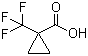 Struktur image of 1-(Trifluoromethyl)cyclopropane-1-carboxylic acid