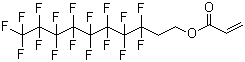 Struktur image of 1H,1H,2H,2H-heptadecafluorodecyl acrylate