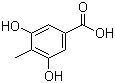 Struktur image of 3,5-Dihydroxy-4-methylbenzoic acid