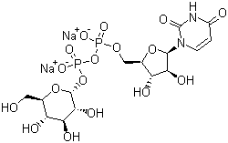Struktur image of Uridine-5'-diphosphoglucose disodium