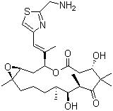 Struktur image of 21-Aminoepothilone B