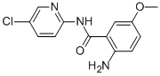 Struktur image of 2-Amino-N-(5-chloropyridin-2-yl)-5-methoxybenzamide