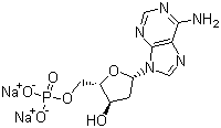 Struktur image of 2'-Deoxyadenosine-5'-monophosphate disodium salt