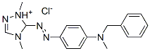 Struktur image of 5-[[p-(Benzylmethylamino)phenyl]azo]-1,4-dimethyl-1H-1,2,4-triazolium chloride