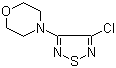 Struktur image of 3-Chloro-4-morpholino-1,2,5-thiadiazole