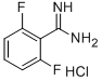 Struktur image of 2,6-Difluorobenzamidine hydrochloride