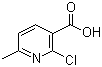 Struktur image of 2-Chloro-6-methylnicotinic acid