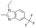 Struktur image of 1-Ethyl-2-methyl-5-trifluoromethylbenzimidazole