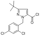 Struktur image of 3-(tert-Butyl)-1-(2,4-dichlorobenzyl)-1H-pyrazole-5-carbonyl chloride