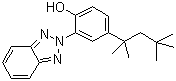 Struktur image of 2-(2'-Hydroxy-5'-tert-octylphenyl)benzotriazole