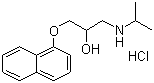 Struktur image of Propanolol hydrochloride
