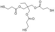 Struktur image of Trimethylolpropane tris(3-mercaptopropionate)