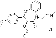Struktur image of Diltiazem hydrochloride