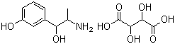 Struktur image of Metaraminol bitartrate