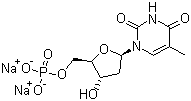 Struktur image of Thymidine-5'-monophosphate disodium salt