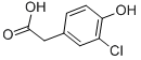 Struktur image of 3-Chloro-4-hydroxyphenylacetic acid