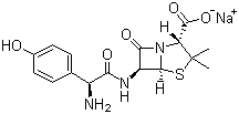 Struktur image of Amoxycillin sodium