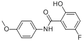 Struktur image of 5-Fluoro-2-hydroxy-N-(4-methoxyphenyl)benzamide