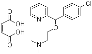 Struktur image of Carbinoxamine maleate