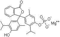 Struktur image of Thymolphthalein monophosphate magnesium salt