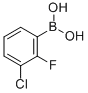Struktur image of 3-Chloro-2-fluorophenylboronic acid