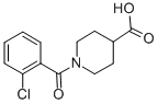 Struktur image of 1-(2-Chlorobenzoyl)piperidine-4-carboxylic acid