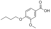 Struktur image of 4-Butoxy-3-methoxy-benzoic acid