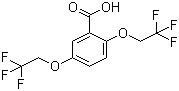 Struktur image of 2,5-bis-(2,2,2-Trifluoroethoxy)benzoic acid