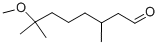 Struktur image of 7-Methoxy-3,7-dimethyloctanal