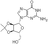 Struktur image of 2',3'-O-Isopropylideneguanosine
