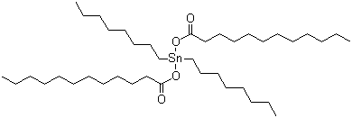 Struktur image of Dioctyldilauryltin