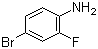 Struktur image of 2-Fluoro-4-bromoaniline