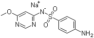 Struktur image of Sulfamonomethoxine sodium